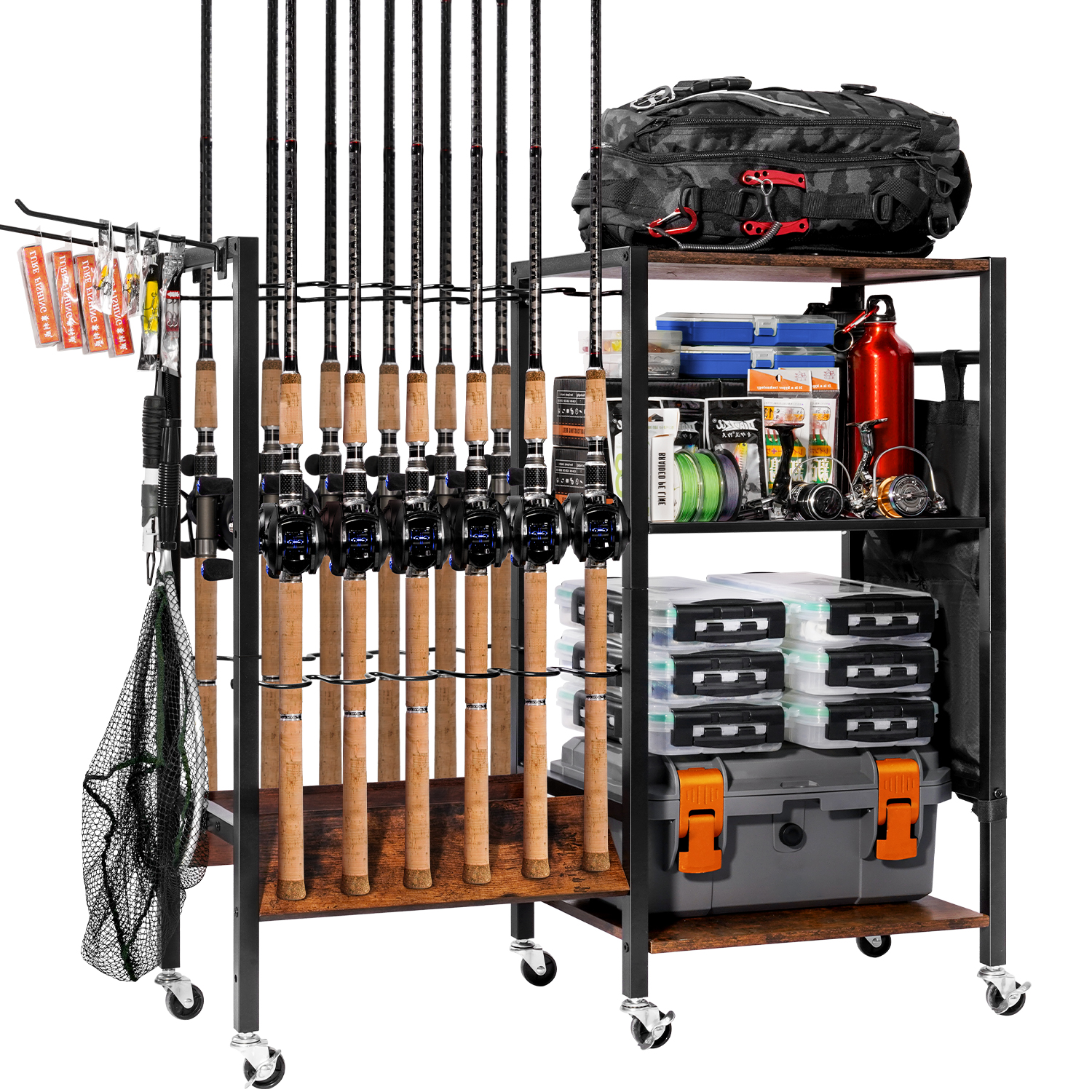 Fishing Rod Rack - Fishing rod holder,Fishing Rod Rack Storage