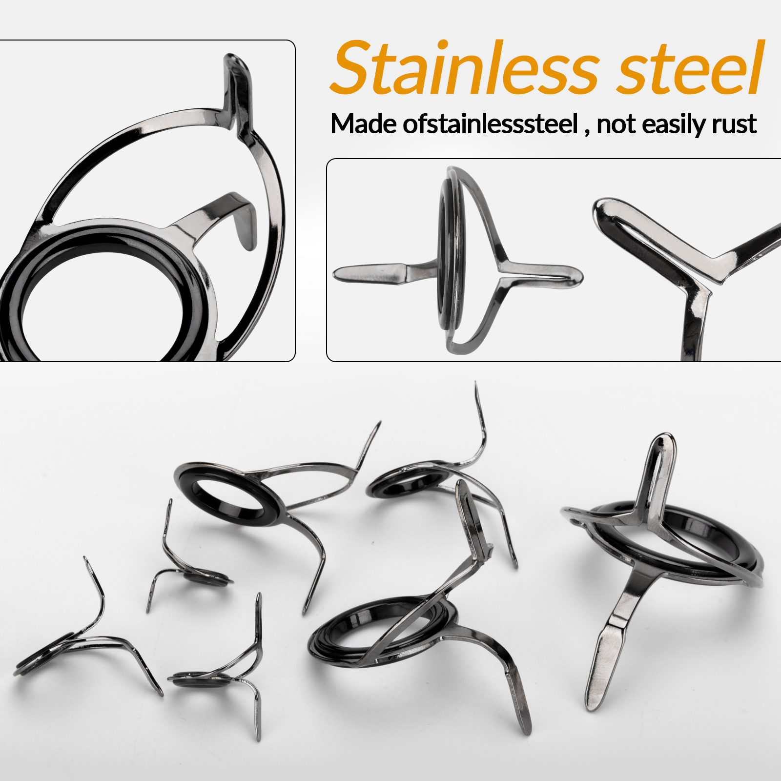 7pcs Fishing Rod Guides Repair - Fishing Rod Casting review and price