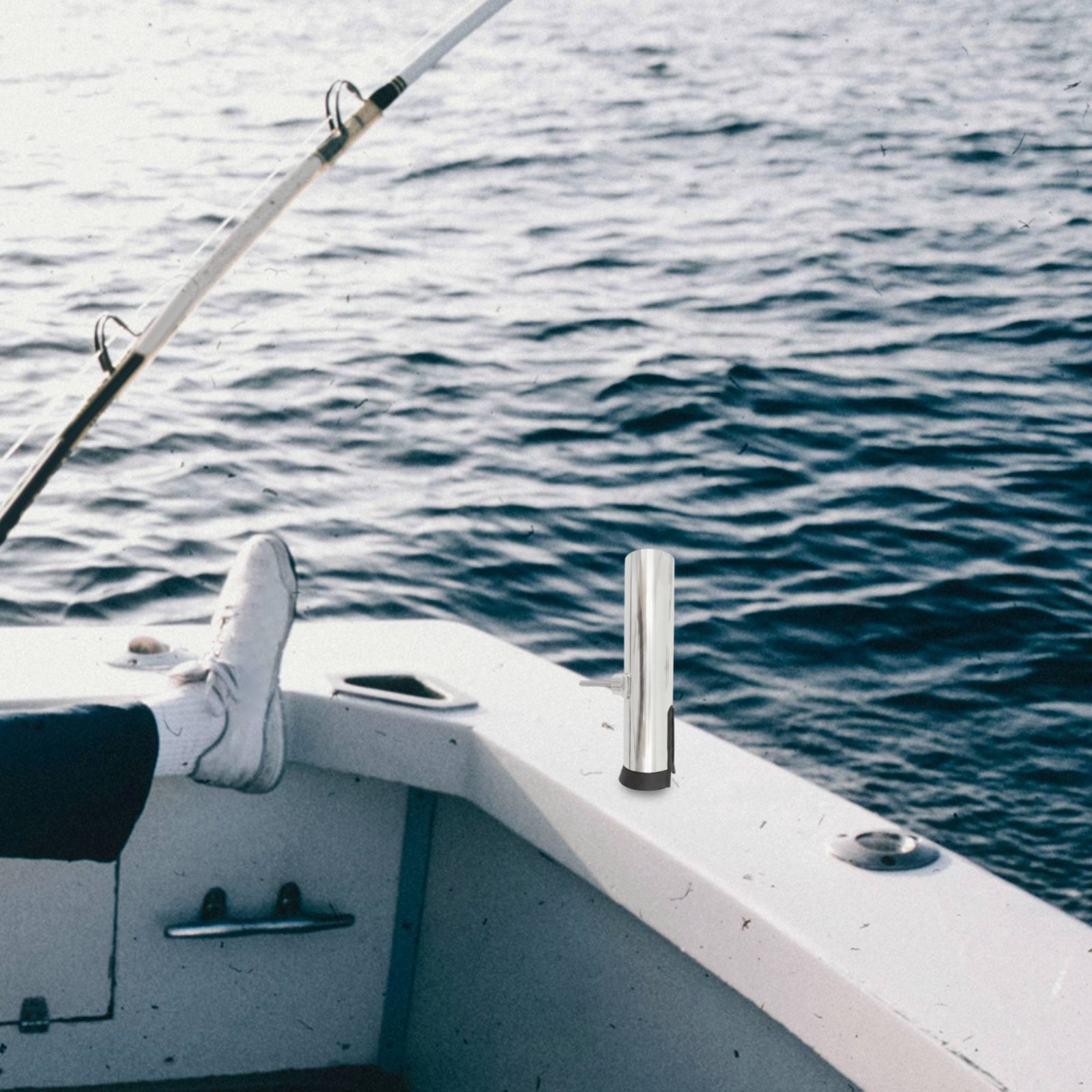 Adjustable Rail Mount Rod Hold - Fishing Rod Boat review and price