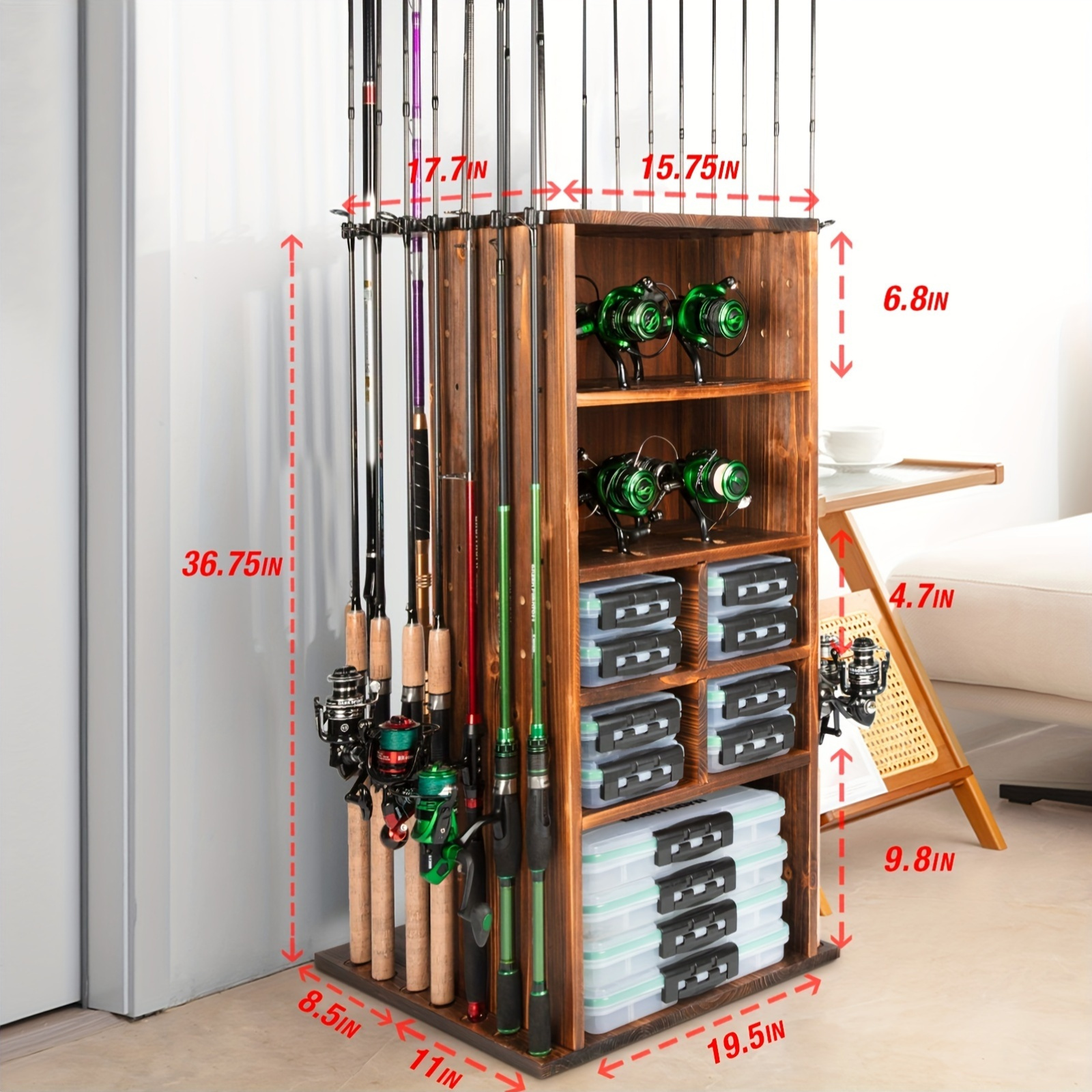 Fishing Rod Holders for Garage - Fishing Rod Rack review and price