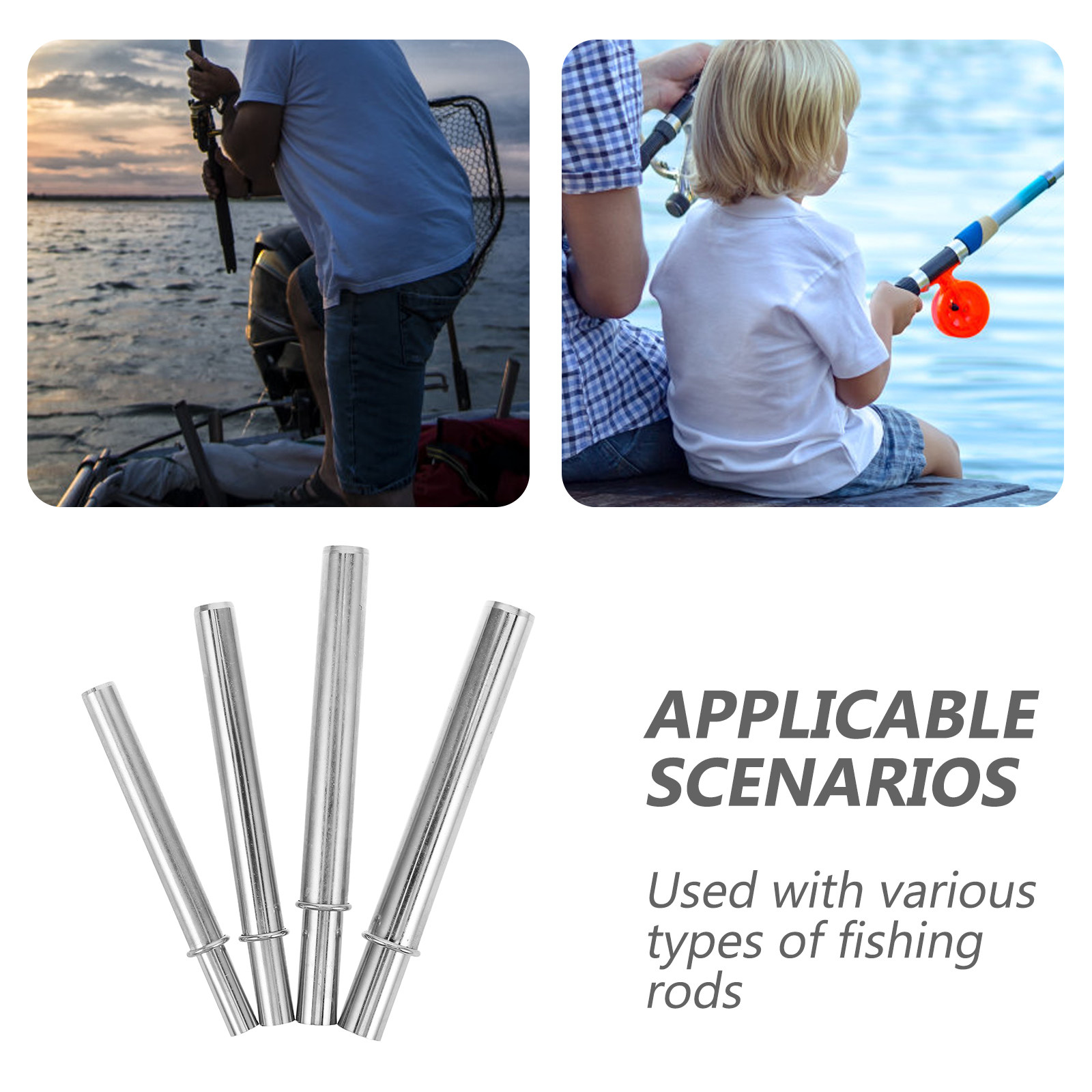 4pcs Stainless Steel Fishing C - Fishing Rod Spinning review and price