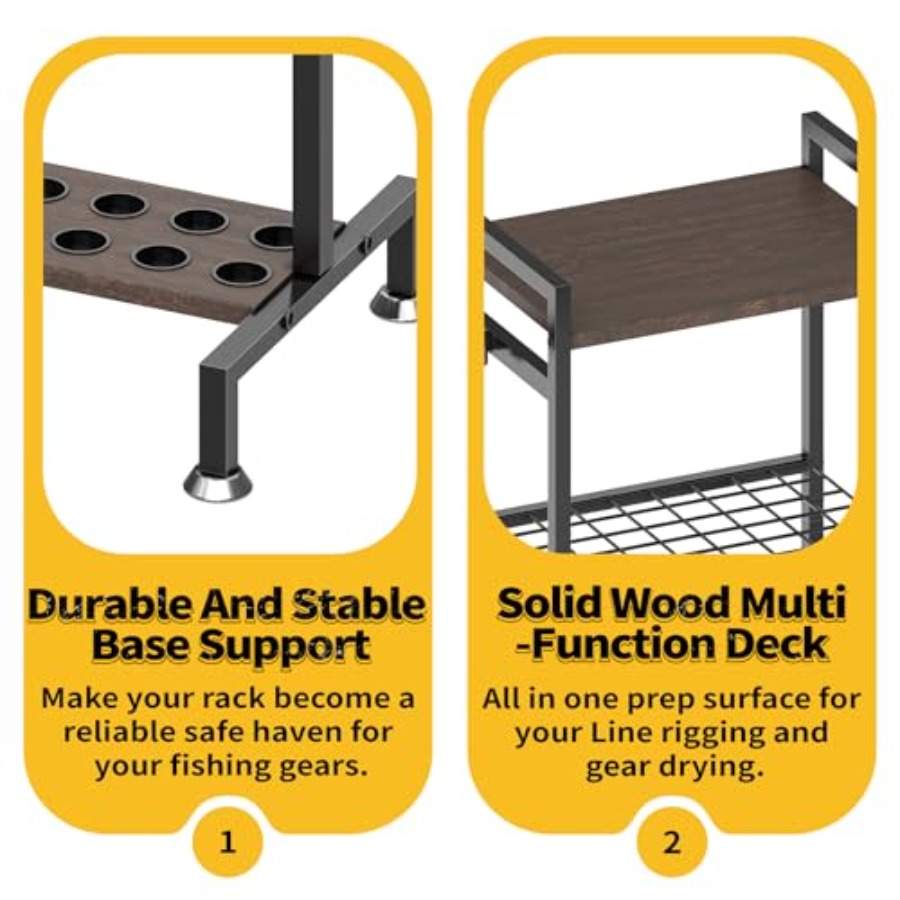 Fishing Rod Holder for Ground  - Fishing Rod Rack review and price