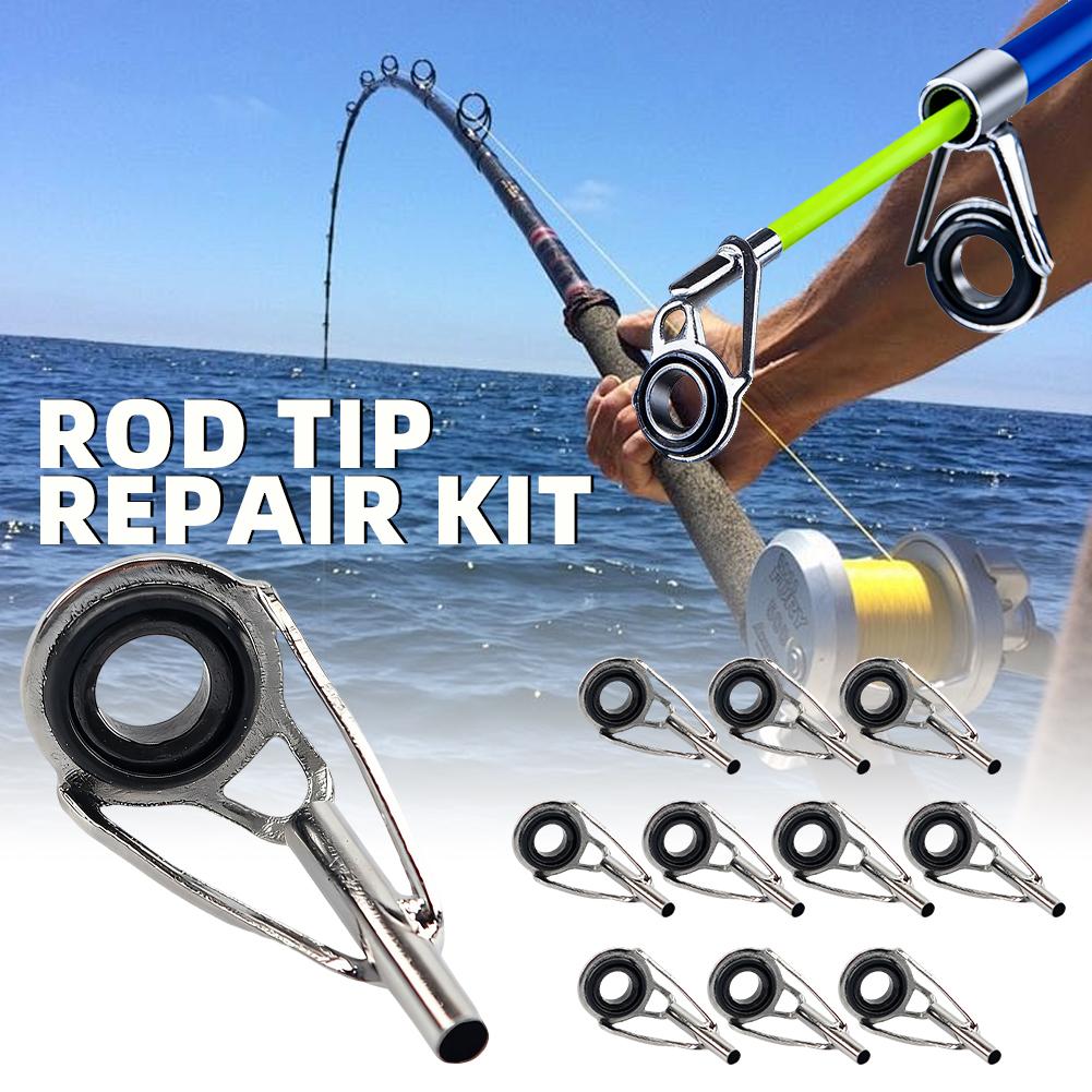 Rod Tip Repair Kit 10pcs Fishi - Fishing Rod Casting review and price