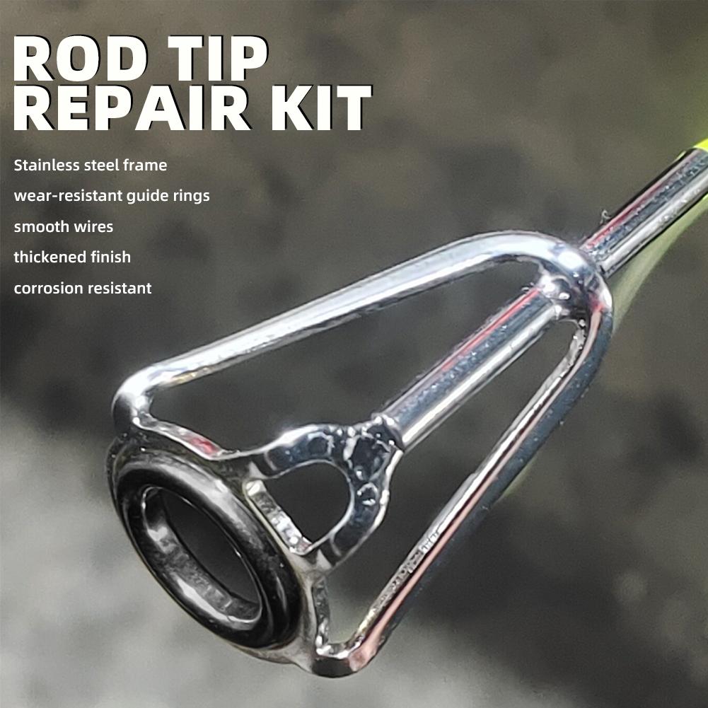 Rod Tip Repair Kit 10pcs Fishi - Fishing Rod Casting review and price