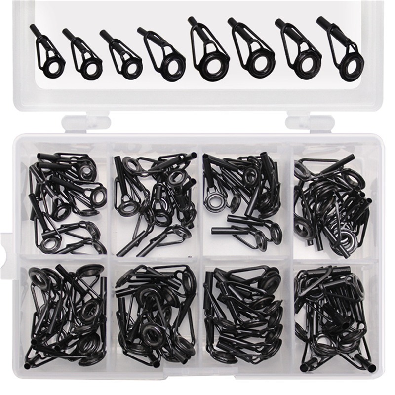 8/80Pcs Fishing Rod Guides Hig - Fishing Rod Tip Replacement review and price