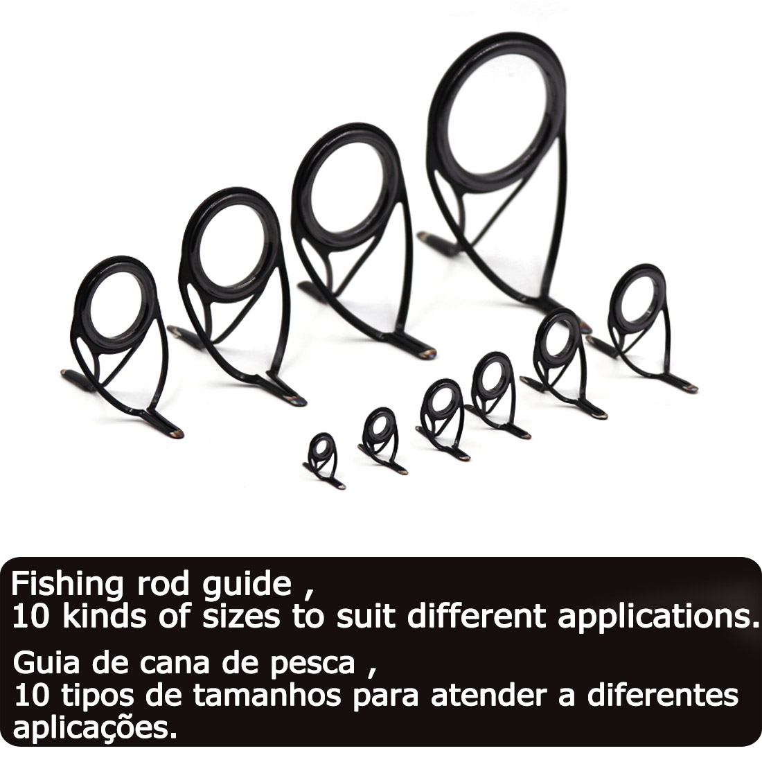 9KM OB Curved Rod Guide Kit 10 - Fishing Rod Casting review and price