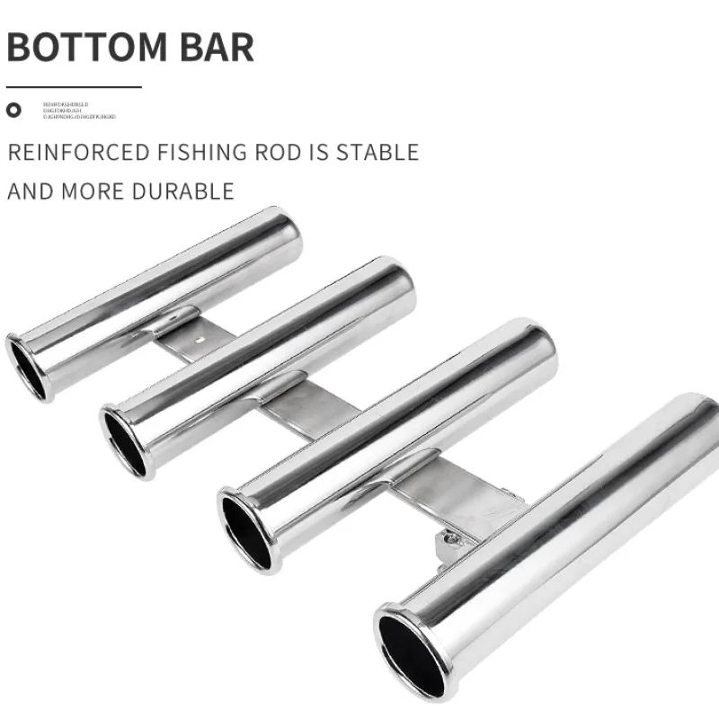 Stainless Steel 4 Tubes Rod ho - Fishing Rod Rack review and price