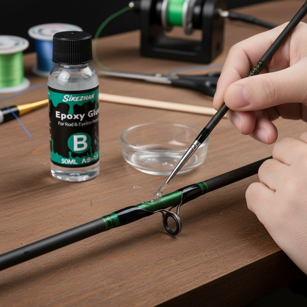 Clear 2-Part Fishing Rod Epoxy - Fishing Rod Building Kit review and price