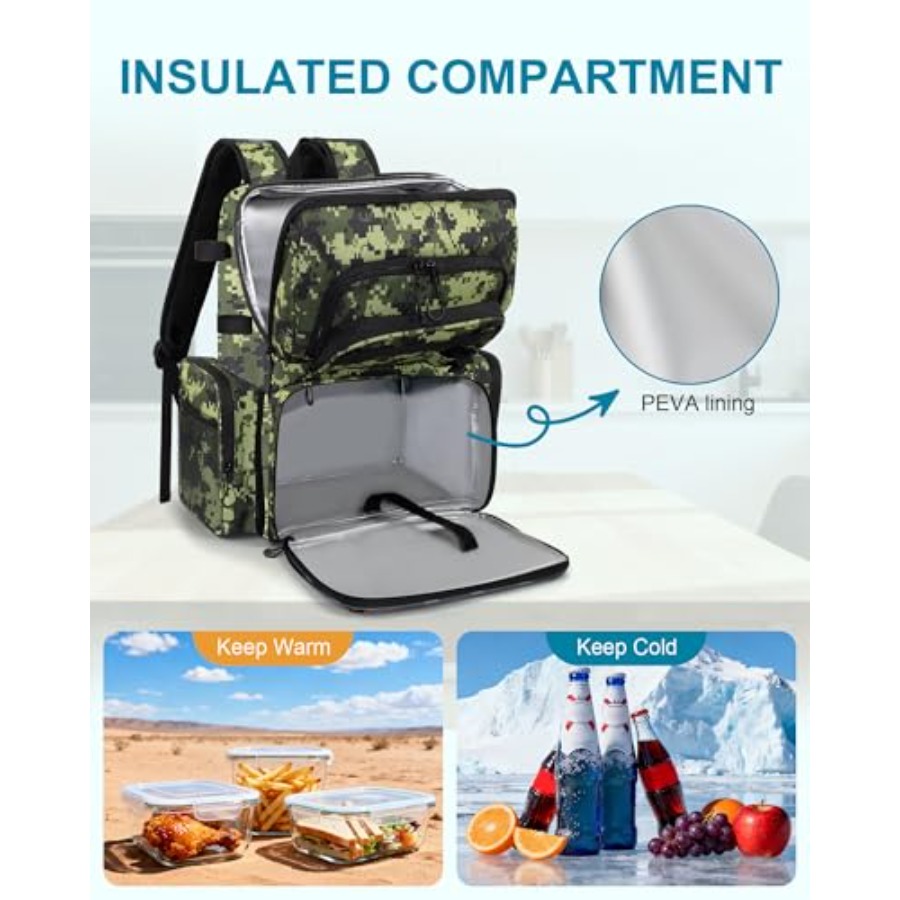 Fishing Backpack with Rod Hold - Fishing Rod Holder review and price