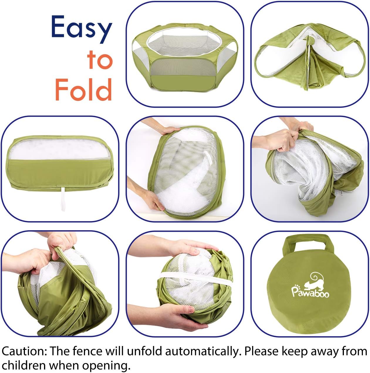 Pawaboo Small Animals Playpen  - Fishing Rod Travel review and price